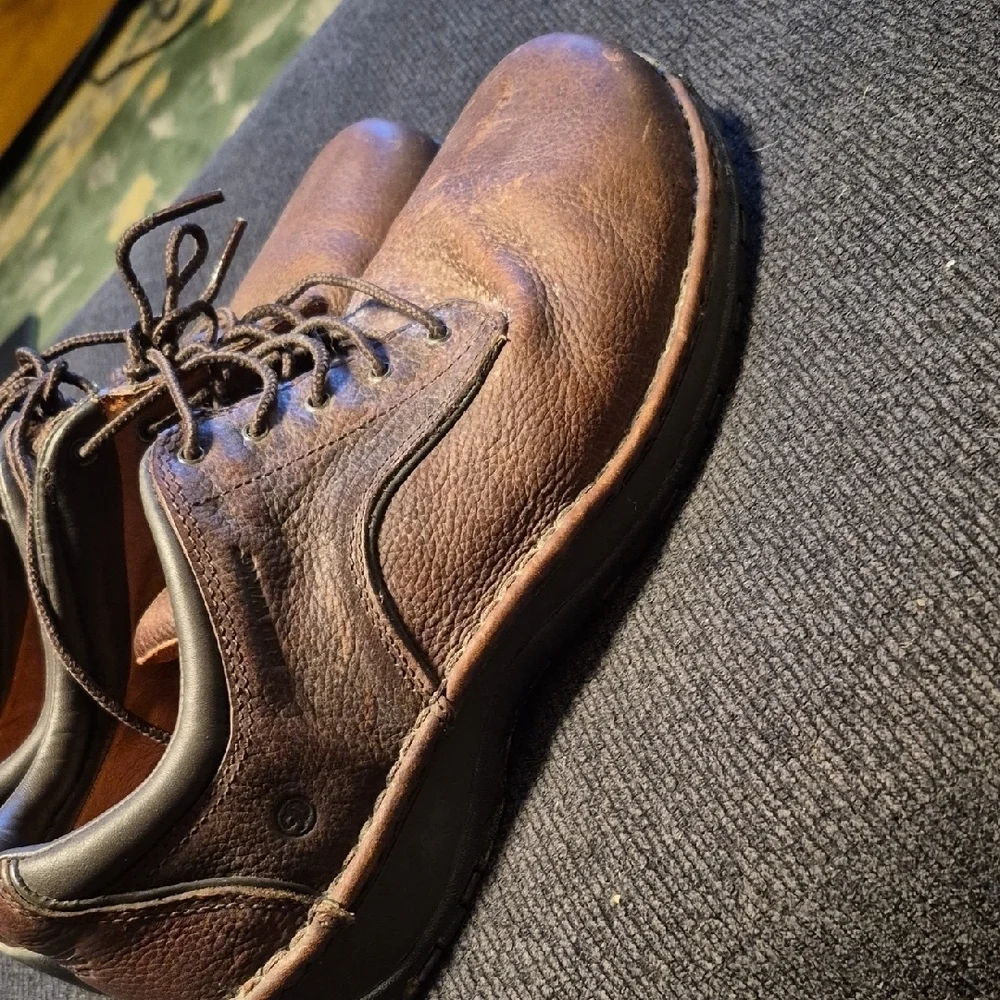 RedWing Shoes Dark Brown Leather Oxfords